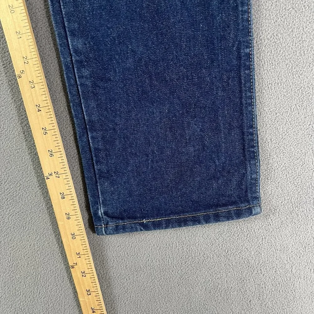 Wrangler Jeans Mens 30X31 Blue 13MWZ Faded Western Rodeo Cowboy Workwear